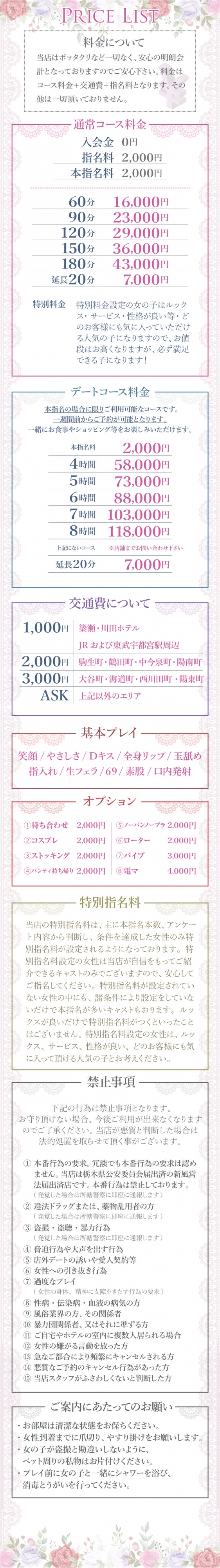 料金表